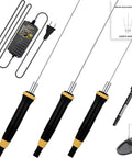 Hot Wire Foam Cutter Kit With 3-1 Electric Styrofoam Cutter Featuring Set Of 3 Cutting Pens measuring 4, 6, and 8 inches, voltage controller.