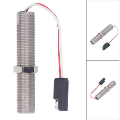 Inductive Proximity Sensor Switch For Industrial Machines, AC 30V, 2A, 3/4-16UNF Thread, Detection Probe, stainless steel body