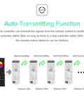 Diagram of auto-transmitting function of 5 In 1 Tuya Zigbee 3.0 LED Controller For Dimming CCT RGB RGBW RGBCCT PWM Strips.