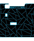 Custom Fit EZGO Express 4 Golf Cart Traction Mat With 6mm SeaDek Floor Mat Non Slip Protection Black Blue For 2012 To Current Models