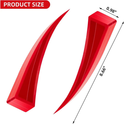 Pro Grade Auto Trim Removal Tool Kit dimensions, red tool 8.66 x 0.98 inches, nylon construction