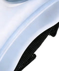 Close-up of Silicone Wrist Bottle With Hand Strap For Ultra Portable Hydration On The Go, detail of strap and silicone material.