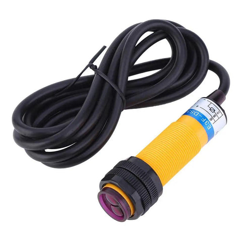 10 Pack Reflex Photoelectric Sensor For Diffuse Reflection, 200mA DC Three Wire PNP Output, long-life LED, 1.1m cable
