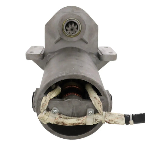Rugged Replacement Motor And Gearbox For Sdt 1215 Pipe Threading Machine showing front view with electrical connections and housing.