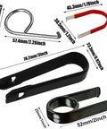 10 Piece Wheel Bolt Cap Removal Tool Set For Cars Universal Lug Nut Center Cover Puller Tweezers ABS Plastic Alloy