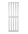 Foldable Gravity Conveyor System For Warehouses And Trucks Portable 118 By 20 Inch Unpowered Roller Conveyor With Five Rows Collapsible Unloading Pulley For Crates Bevs Auto Parts And Heavy Loads, top view