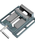 Fabater Heavy Duty Drill Press Vise 6 Inch Opening Industrial Cast Iron Milling Machine Vice with metal jaws for secure clamping