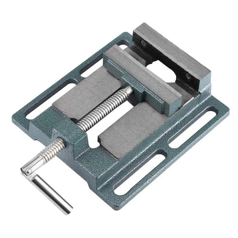 Fabater Heavy Duty Drill Press Vise 6 Inch Opening Industrial Cast Iron Milling Machine Vice with metal jaws for secure clamping