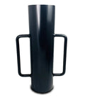 Beefy Post Driver And Rammer For Fence Installations Heavy Duty 30 Lb Tool 24 Inch Tall With 13 Inch Wide Grip shown vertically