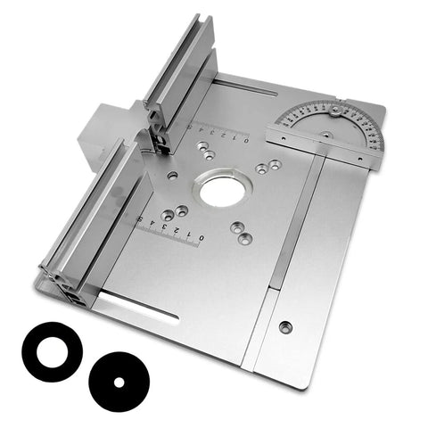 2 in 1 Router Table Insert Plate for Woodworking Bench Top, Flip Board Design, Great For Large Routing And Trimming Machines