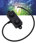 Ultrasonic Sensor For Vehicle Detection And Parking, A No Brainer Pick For Robot Obstacle Avoidance, Stable Output And Wide Range from 3cm to 450cm, IP67 Waterproof Design, Easy Plug In For DIY Cars And Smart Vehicles; black sensor with wire.