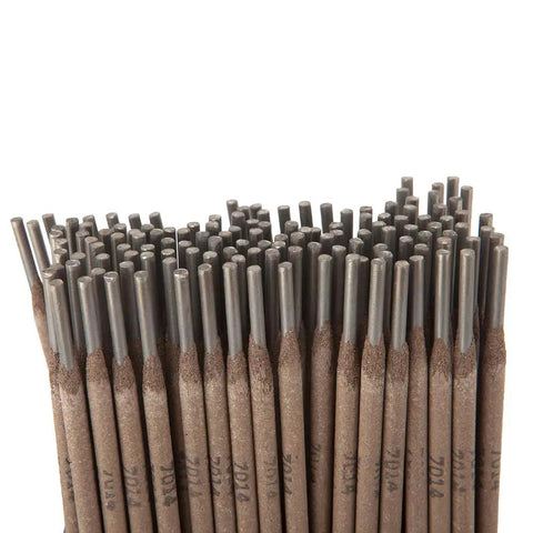 Bundle of E7014 Welding Rod 1/8 Inch, 10 Pound All Position Arc Stick For Deep Penetration And Digging Arc On Dirty Rusty Painted Metal