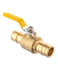 5 Pack Cold Expansion Pex 1 Inch Brass Ball Valve For Pex A Pipe Connection Expansion Type Full Port Shutoff With Protection Cap