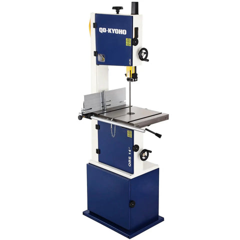 Beast Of A 14 Inch Dual Speed Bandsaw For Woodworking with 2 HP 120V Motor, solid cast iron table, heavy duty construction