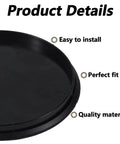 Close-up of black Water Tank Lid Cover Replacement for Vertuo Plus Coffee Maker XN900810 XN900T10 XN902T10 showing material and fit