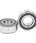 Solid Pro Grade Deep Groove Ball Bearing 62315 2RS 6315RS With Thickened Inner Bore 75 X 160 X 55 Mm view showing two heavy duty seals and inner race.