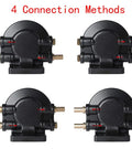 Boat Ready Marine Fuel Water Separator Kit With 10 Micron Filter For 3 Eighth Inch NPT Outboard Motors showing 4 connection methods