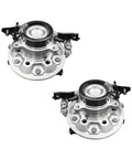 Pair Of Front Left And Right Wheel Hub Bearing Assemblies For 2004 2008 Chevy Colorado RWD Heavy Duty Replacement Easy Install Quiet Smooth Ride Kit Included