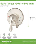 Origins Tub And Shower Valve Trim Kit With Lever Handle Trim Only Valve Not Included Durable Chrome Finish