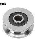 10 Pack V1804 2RS V Groove Ball Bearings 4 By 18 By 8 Millimeter Precision Guide Rail Rollers with double rubber seals.