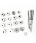 Top Tier Super Material Valve Seat Reamer Kit For Suzuki Motorcycle Repair Tool That Lets You Fix Minor Engine Issues Fast With Durable Wrenches Made For Real Riders Who Love Doing Their Own Work Like A Boss. steel bits and handles on white