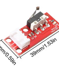 Close-up of a 10 Piece Mechanical Endstop Limit Switch Module with 70cm cable for 3D printers CNC RepRap Arduino Mega 2560 RAMPS 1.4