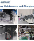 Pro Grade Wire Cutting And Stripping Machine Auto Cut And Strip 0.1 To 6 Mm2 30 AWG To 10 AWG with safety cover details