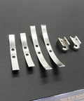 Heavy Duty Metal Thickened Rear Axle Leaf Spring Kit For WPL D12 RC Car Upgrade Part on black background