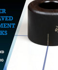 Beefed Up 9 Ton Hydraulic Knockout Punch Kit with laser alignment marks, close-up on die with precise positioning lines.
