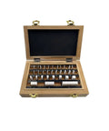 Badass Ceramic Rectangular Gauge Block Set Grade 0 Dead On Calibration Blocks For Micrometers And Digital Calipers in wooden box.