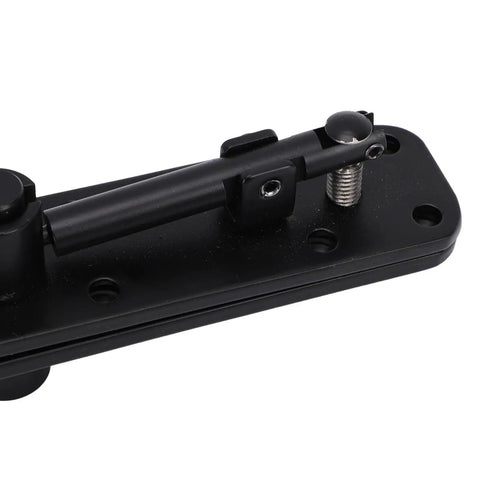 Close-up view of Heavy Duty Concealed Pivot Door Hinge Complete Hardware Kit forged from solid stainless steel.