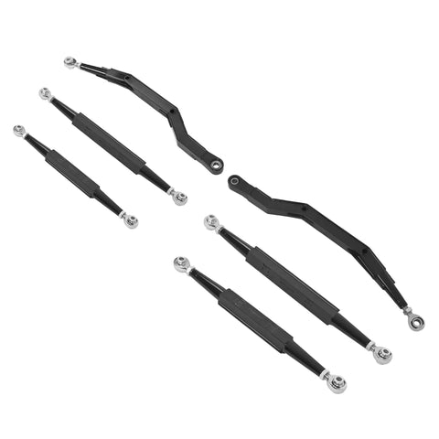 High Clearance Rear A Arm for 2020 and Up Kawasaki Teryx KRX 1000 Adjustable Left and Right UTV Suspension Arm Beefed Up Replacement for Better Handling Stability and Smooth Ride, black steel set