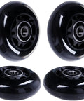 64mm Inline Skate Wheels 64x24mm Replacement With Bearings For Roller Hockey And Everyday Skating 4 Pack 85A High Rebound PU ABEC 9