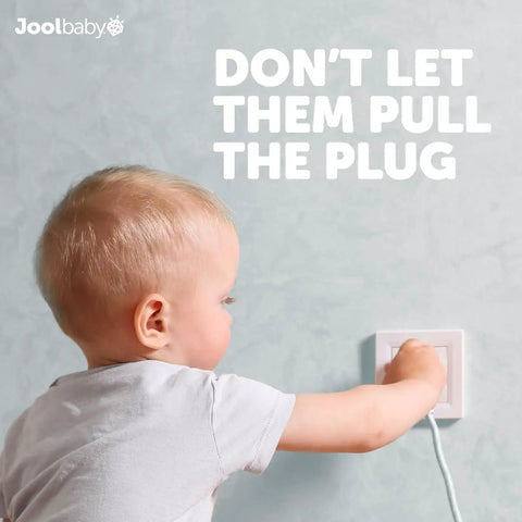 Child reaching for outlet with Outlet Cover Box For Kid Safe Child Safety Two Pack Fits Most Plugs And Cords Duplex And Decorator Electrical Plates