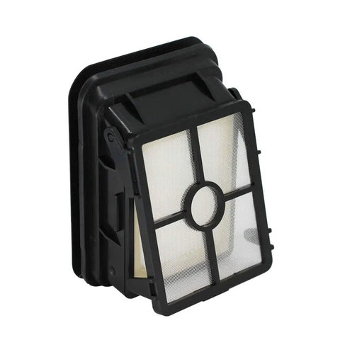 Six Pack 1866 Vacuum Filter Replacements For Bissell CrossWave Vacuum Cleaner, close-up of one filter, black and white design