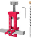 Portable Aluminum Alloy Cabinet Door Positioner Tool with double row scale and versatile handle for precise installation.