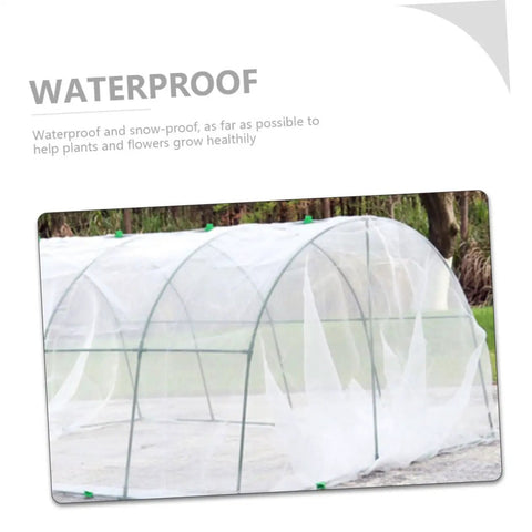 Greenhouse Support Bracket And Plant Cover Kit For Raised Beds All Season Rainproof Frost Shield Outdoor Indoor Garden Accessory Durable Plastic Material Easy DIY Setup Options