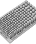 Round Micro Rivets For Models And Miniatures, 3D Printed Resin Fasteners, Realistic Joint Detailing Set With A Bunch Of Shapes And Sizes For Dioramas, War Games, And Scale Models displayed on a tray