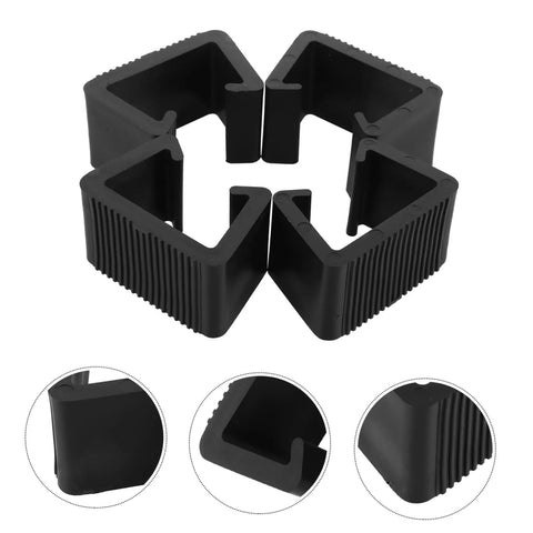 Heavy Duty Outdoor Sofa Clips Four Pack For Rattan Furniture Non Slip Clamp Connectors Easy To Install For Patio And Garden Quick Tool Free Fasteners