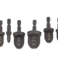 Heavy Duty Copper Flaring Tool Kit For Swagging Air Conditioner Lineset Expansion Ex Handle Pipe Expander For Soft Metal Tubes With High Strength Bearing Steel Construction For Durable And Long Lasting Use, featuring assorted flaring tool bits.