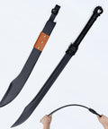 Tough As Nails Polypropylene Martial Arts Training Sword With One Piece Blade Unbreakable PP Plastic Black Katana Dragon Hilt Leather Sheath