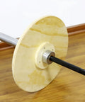 Wood Bumper Plates For Weight Lifting And Rehab Training Easy To Disassemble And Assemble Lightweight Natural Wood For Home Gym Setup
