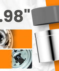 4 Pack Trailer Hub Grease Caps 1.98 Inch Rubber Wheel Bearing Dust Covers Bearing Protector for trailers and axles