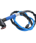 Heavy Duty Pneumatic Elbow Grinder Boasts A Rock Solid 3 Millimeter Chuck And A Blazing 23000Rpm Motor For Tough Grinding Polishing And Knockout Finishing Work Anywhere On The Job Site with reinforced blue hose and angled head.