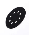 Pro Grade 5 Inch 8 Hole Hook And Loop Soft Sponge Buffer Pad For Sanding And Polishing black circular pad with holes