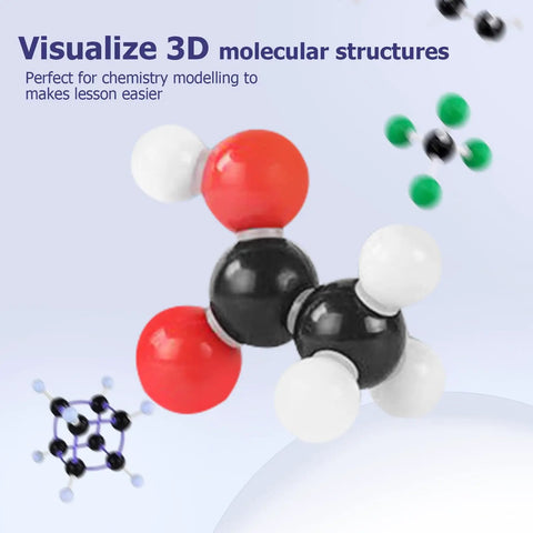 Hands On Organic Chemistry Model Kit For Learning And Exploration, 444 Piece Molecular Kit For Organic And Inorganic Chemistry