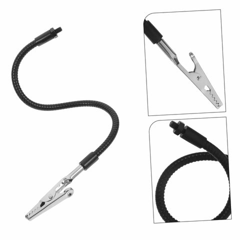 Flexible arm clip from Six Piece Flexible Third Hand Soldering Tool Set With Adjustable Arms PCB Holder And Magnifying Lamp
