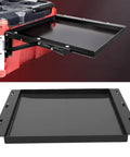 Heavy Duty Foldable Work Table With Removable Magnetic Tool Tray Versatile Mobile Workbench Quick Assemble Solid Design sliding tray attached to toolbox
