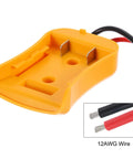 DIY RC Car Battery Adapter Converter Kit With 12AWG Wire And Wire Harness Connector 20V Battery Compatibility Yellow Harness
