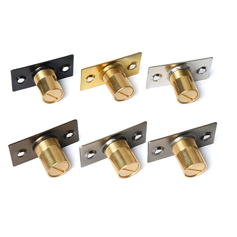 Adjustable Brass Door Catch Ball Catch For Interior Doors Hidden Invisible Mount Custom Fit with various finishes